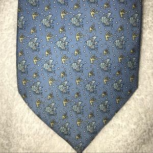 Classic preppy Vineyard Vines Blue Angelfish tie